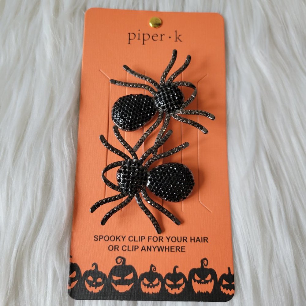 Piper K Spider Spooky Hair Clips